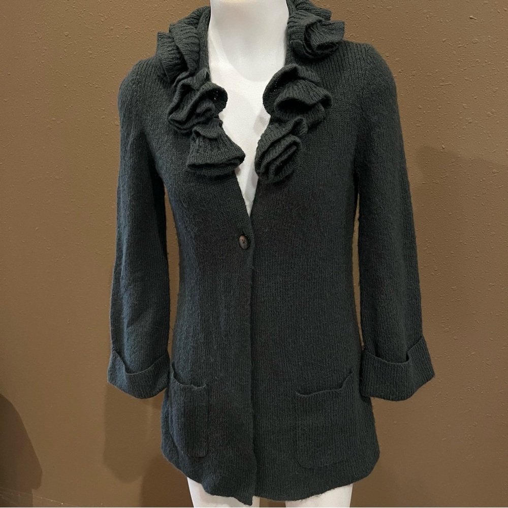 Soft Surroundings Alpaca Wool Long Cardigan Size Small